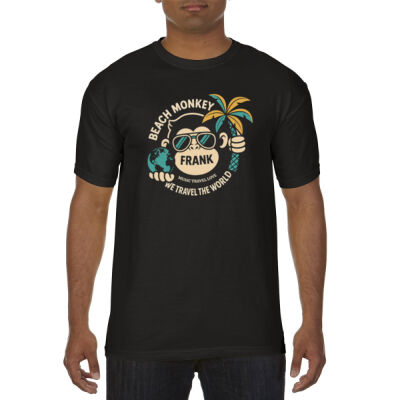 Music Travel Love Frank Triblend Crew T-Shirt  Thumbnail