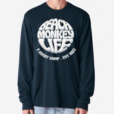 Bajari Cotton Long Sleeve Crew Graphic Tee Thumbnail