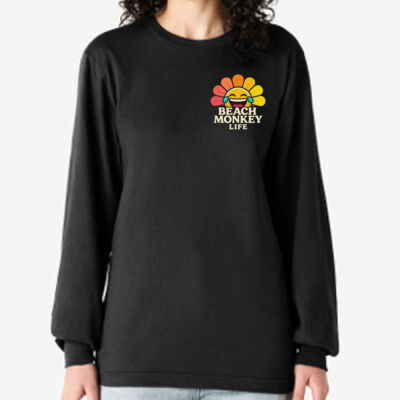 Beach Monkey Life Sun26NF Cotton Crew Long Sleeve  Thumbnail