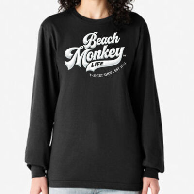 Long Bay Women Long Sleeve Crew Graphic Tee Thumbnail