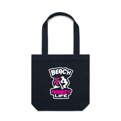 Beach Monkey Life Soak up the Sun MG26N Canvas Tote  Thumbnail