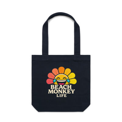 Beach Monkey Life Sun26N Canvas Tote Thumbnail