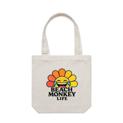 Beach Monkey Life Sun26L Canvas Tote  Thumbnail