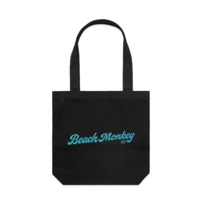 Beach Monkey Life Follow That Dream LRD26 Canvas Tote   Thumbnail