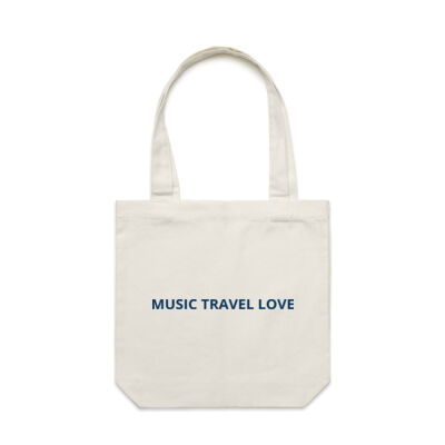Music Travel Love We Travel The World Golden Hands Bridge Vietnam Canvas Tote  Thumbnail